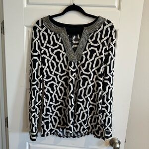 Beautiful Y2K Beaded Blouse